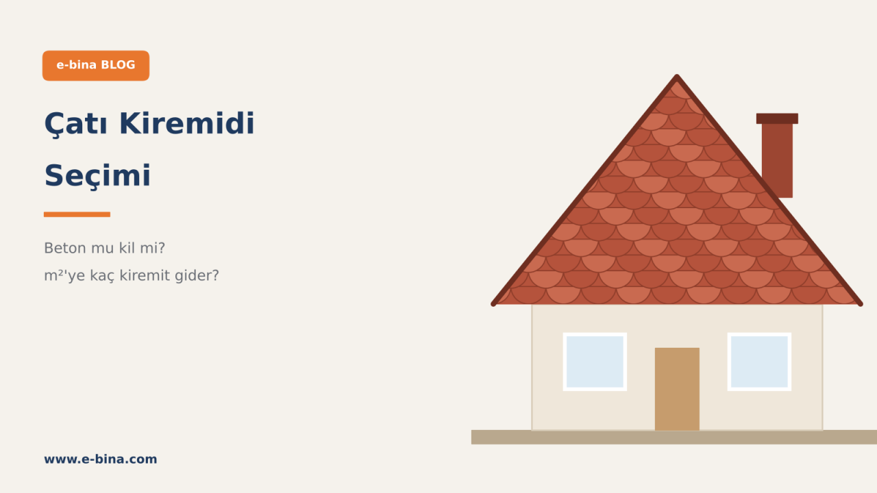 Çatı Kiremidi Seçimi: Beton mu Kil mi? Modeller, Mahya Seçimi ve m²’ye Kaç Kiremit Gider?