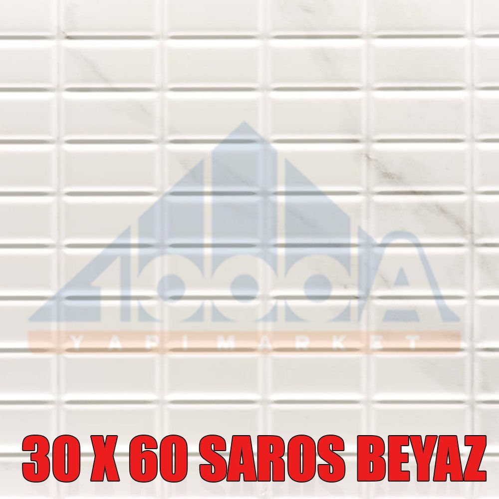 30X60 SAROS BEYAZ 1.SINIF
