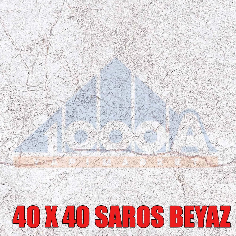40X40 SAROS BEYAZ 1.SINIF