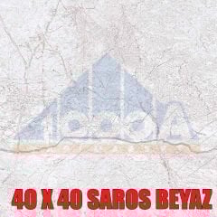 40X40 SAROS BEYAZ 1.SINIF