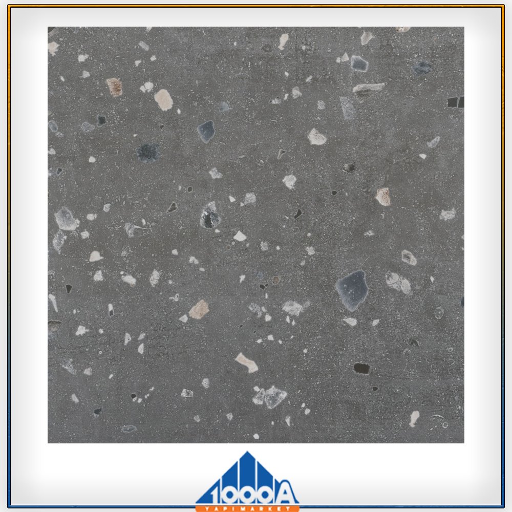 60X60 TERRAZZO MONO ANTRASİT 1.SINIF