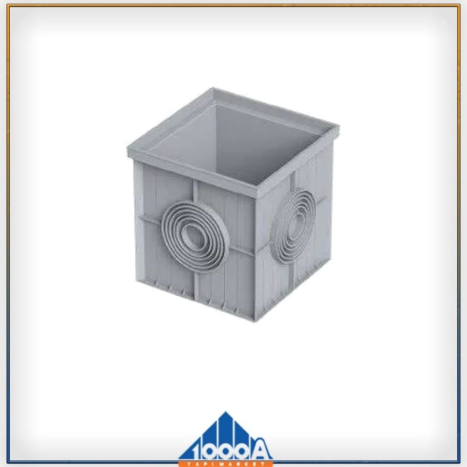 Luxwares Düz Kapaklı Plastik Rögar Kutusu 50X50