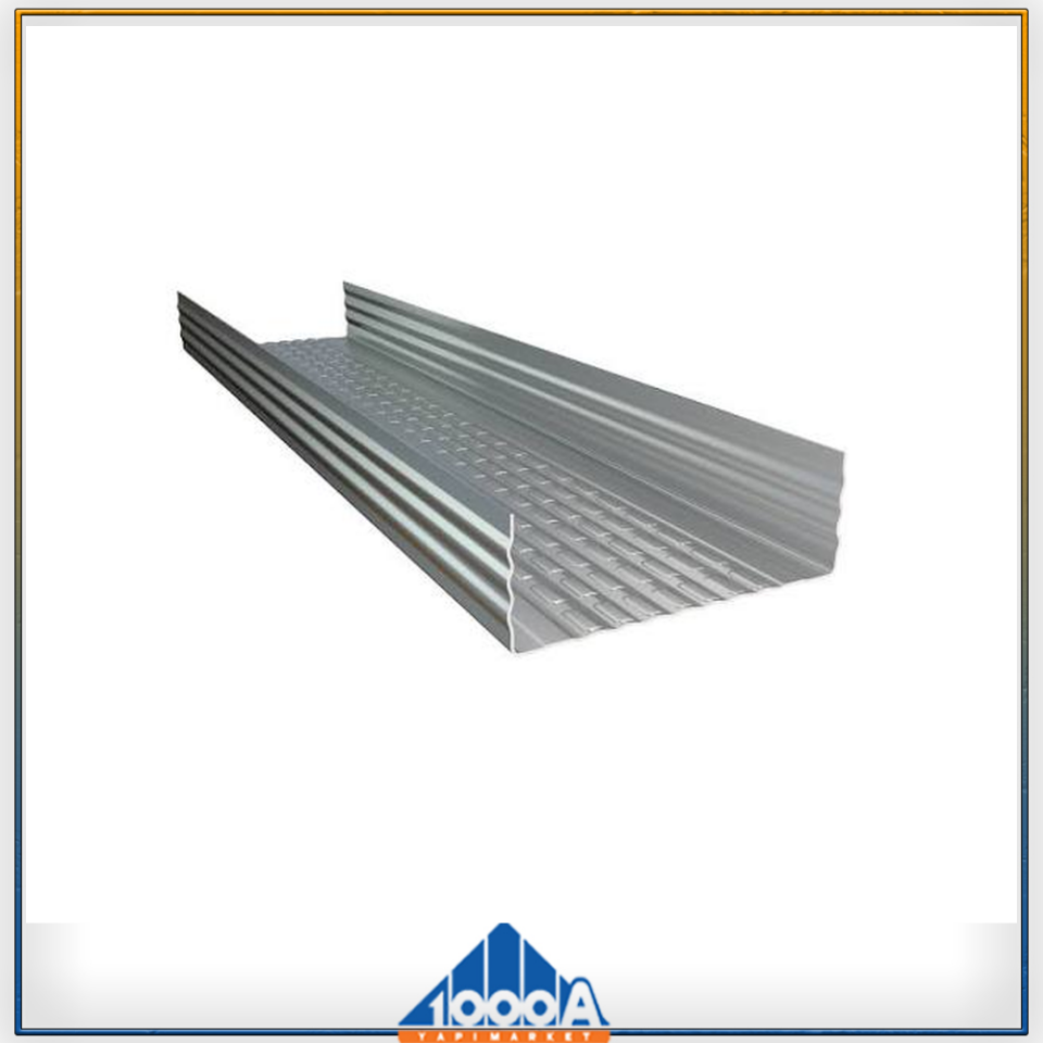 ALÇIPAN PROFİLİ DUVAR U 75'LİK DUVAR U 3 MT